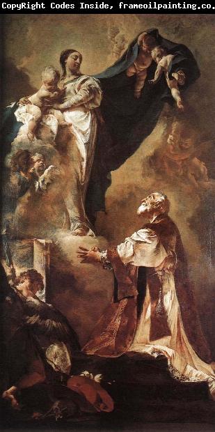 PIAZZETTA, Giovanni Battista The Virgin Appearing to St Philip Neri a